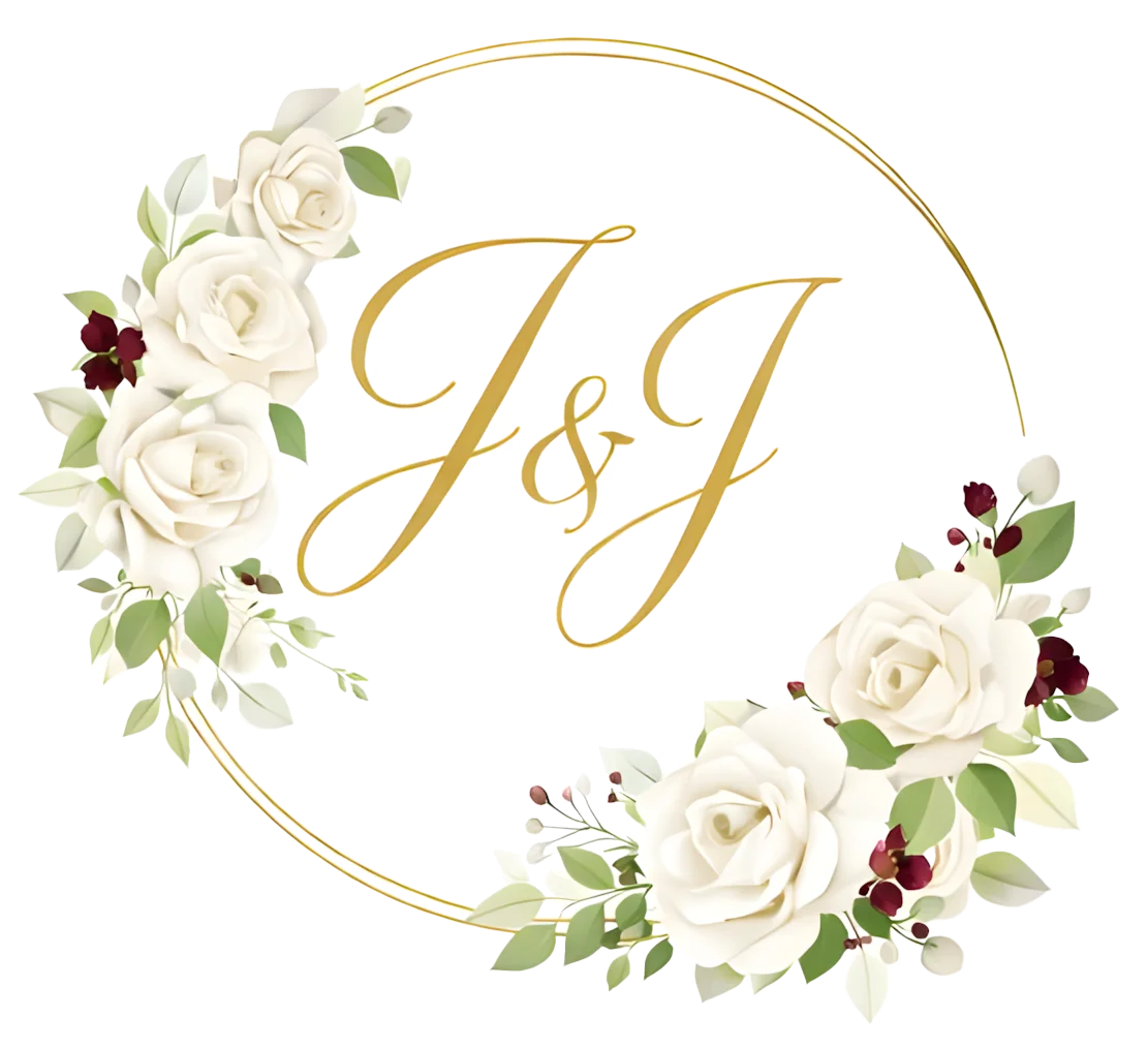 Decoración floral circular