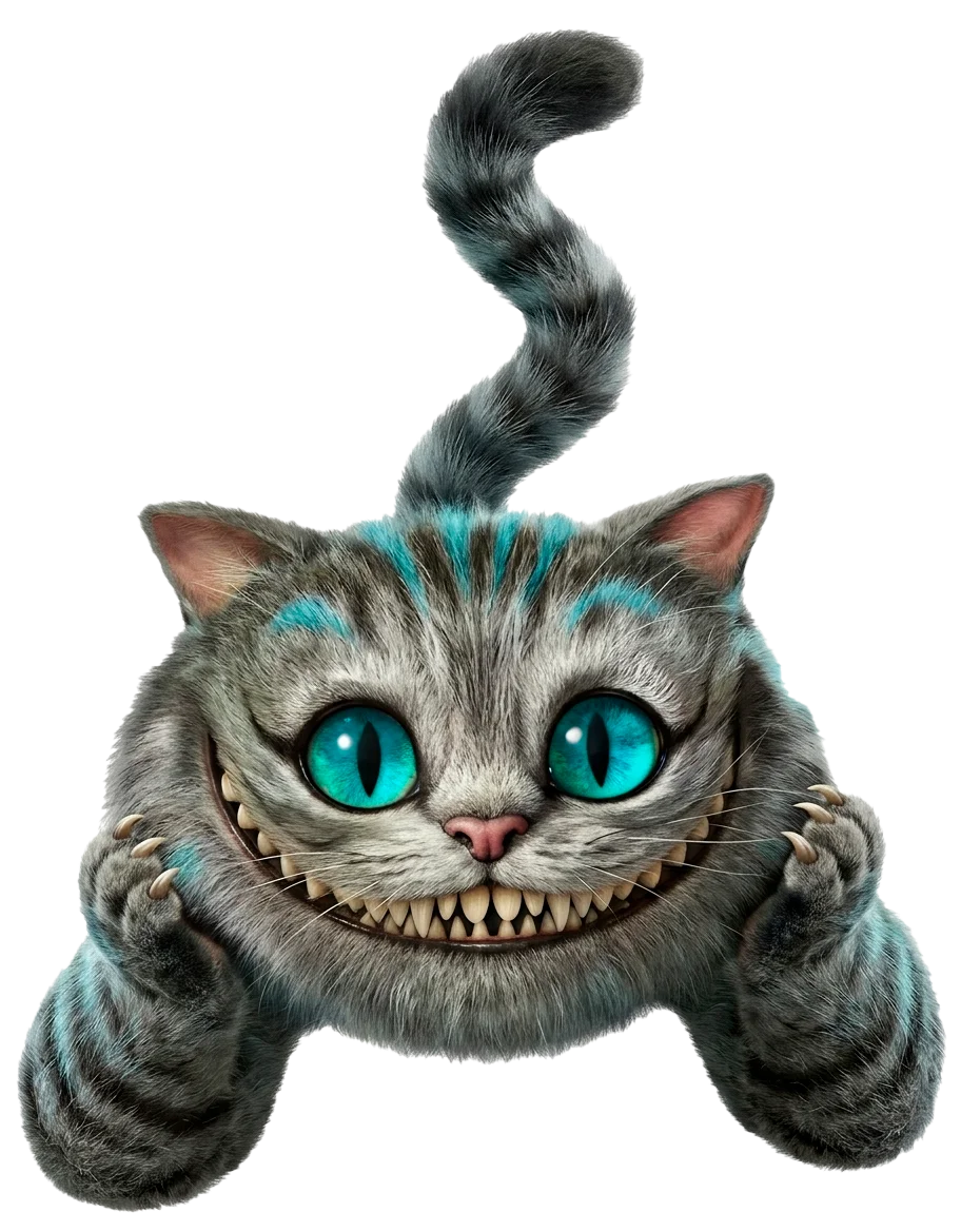 gato sonriente